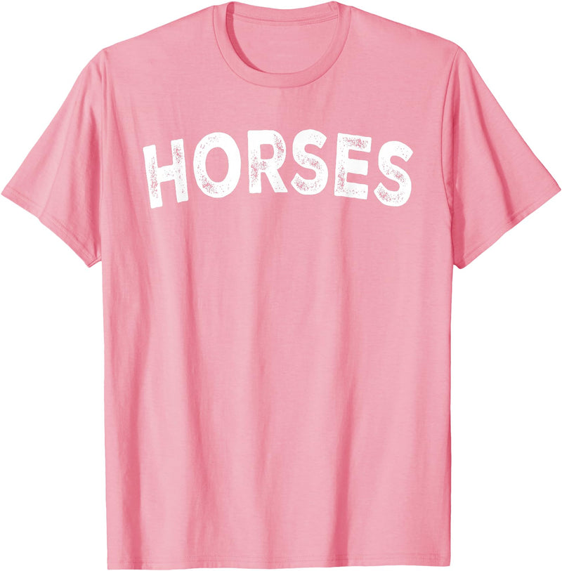 Horses - Styles Horses T-Shirt - Straight - Pink