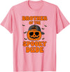 One Spooky Dude 1st Birthday Outfit For Family Brother of The Spooky Dude Halloween Pumpkin Birthday Family T-Shirt - Pink
