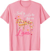 Just a girl who loves lions T-Shirt - Pink