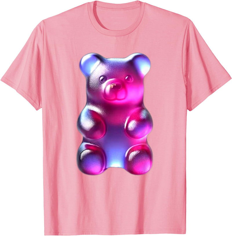 Urban Empyre Indigo Purple Gummy Bear T-Shirt - Pink