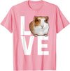 Guinea Pig Gift Guinea Pig Accessories & Stuff Cool Guinea Pig For Men Women Pet Hamster Rodent Animal Love T-Shirt - Pink