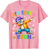Bruh Happy Easter Bunny Dabbing Rabbit Men Boy Kid T-Shirt in Pink