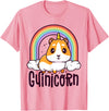Guinea Pig by Hoy Haus Guinicorn Funny Guinea Pig Shirts For Kids Boy Girl Unicorn T-Shirt - Pink