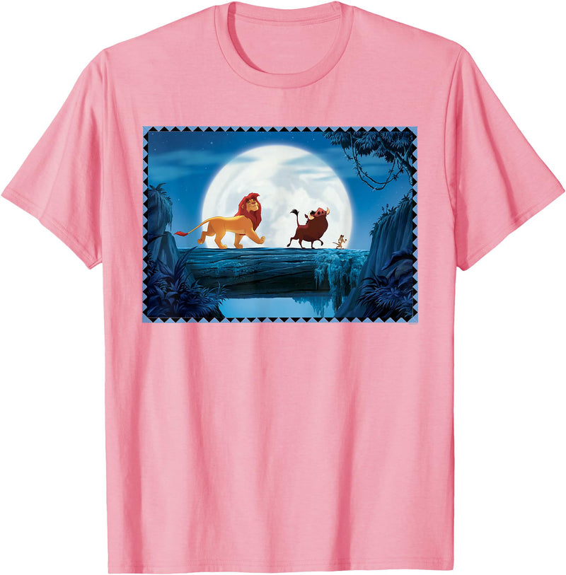 Disney The Lion King 30th Anniversary Hakuna Matata March T-Shirt - Pink