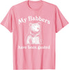 My Flabbers Bear, Bear Funny, Gasted Bear Flabbers My Flabbers Have Been Gasted, Funny Graphic, Bear Art Cute T-Shirt - Pink
