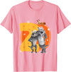 Masha and the Bear Friends. Numbers #2 T-Shirt - Pink