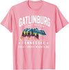 Gatlinburg Family Vacation Tees Family Vacation Mountains Gatlinburg Tennessee Bear Souvenir T-Shirt - Pink