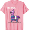Funny gaming T-Shirts Loot Llama I Can Explain Gaming T-Shirt T-Shirt - Pink