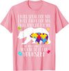 Mama Papa Bear Shirt Autism Awareness Shirt For Women Men T-Shirt - Pink