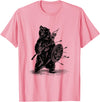 Amazing T shirt Viking Bear T-Shirt Polar Bear T-Shirt T-Shirt - Pink
