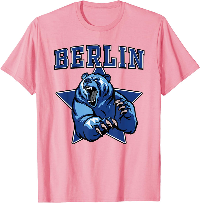 High School Team Spirit MVP Berlin Sports Berlin Bears High School Team Spirit T-Shirt - Pink