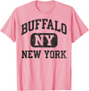 Vintage Buffalo New York Heritage Apparel Buffalo New York Vintage Silhouette Bison T-Shirt - Pink