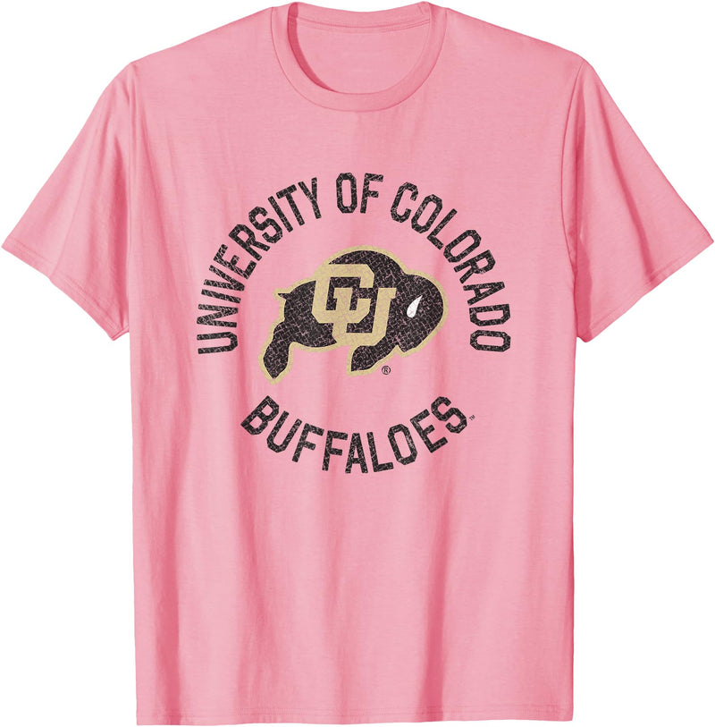 Elite Authentics Colorado Buffaloes Unisex-Adults & Kids T-Shirt, White, Small, Short Sleeve, Regular Fit, Classic, Logo,