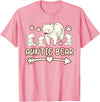 Aunt bear tee shirts, Auntie bear tshirt Auntie bear shirt for womens, Aunt bear 3 cubs t shirts T-Shirt - Pink