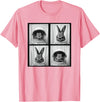 Vintage Rabbit Astronaut T-Shirt in Pink