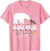 Nana Bear Autism Family Shirt Cute Nana Bear Autism Awareness Shirt Autistic Family T-Shirt - Pink