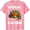 Official Sleep Pajamas Nightgown Sleepwear Apparel Highland_cow - Official Sleepshirt Pajamas Nightgown T-Shirt - Pink