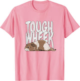 Picadilly Printables Guinea Pigs Guinea Pig Tough Wheek Brown & Cream Guinea Pig Pet T-Shirt - Pink