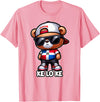 KLK Teddy bear que lo que Dominican flag shirt DIMELO KE LO KE Dominican Republic Flag Republica Dominicana T-Shirt - Pink