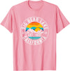 Vintage Style Big Bear Lake Retro 70s 80s Big Bear Lake California CA T-Shirt - Pink
