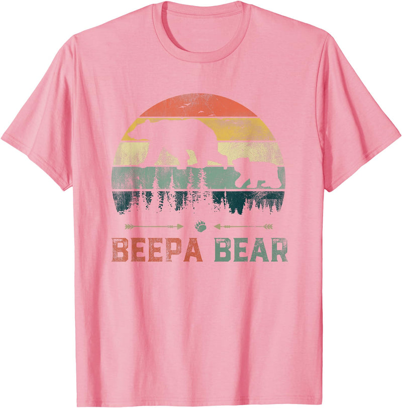 Beepa Bear Father's Day T-Shirt Vintage Beepa Bear Wildling Father's Day T-Shirt - Pink