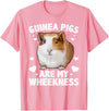 Guinea Pig Gift Guinea Pig Accessories & Stuff Funny Guinea Pig Design For Men Women Kids Guinea Pig Lovers T-Shirt - Pink
