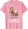 Funny Miniature Horses Gifts Miniature Horse Mini Horse Pet Tiny Horse Lover Pony Tie Dye T-Shirt - Pink