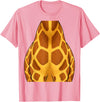 Cute Headless Giraffe Halloween Costume By TEERA Funny Giraffe Body Halloween Outfit T-Shirt - Pink