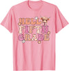 Highland Cow Print First Day of Fifth Grade Tees Hello Fifth Grade Highland Cow Back To School 5th Grade T-Shirt - Pink