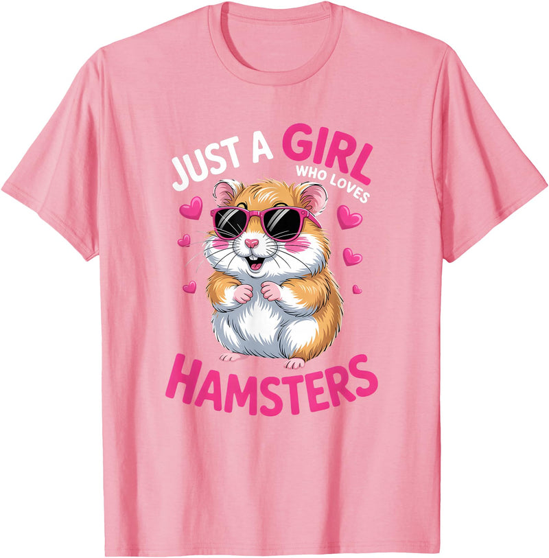 Girls Hamster T-Shirt - Pink