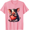 Kune Kune Pig Accessories & KuneKune Clothes Kune Kune Pig for Women Baby Kune Kune Girl Kune Kune Pig T-Shirt - Pink