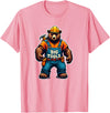 Jay Moe Design I Love Muscle Bear Funny Gay Big Tools LGBTQ Pride Vintage T-Shirt - Pink