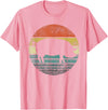 Pig Lover Farming Apparel Pig Lover Gifts Funny Farmer Retro Vintage Farm Animals T-Shirt - Pink