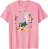 Peppa Pig Happiness Is Handmade Peppa & Rebecca Hugging T-Shirt - Pink