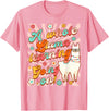 Llama Alpaca Whole Llama Learning Going On Llama Alpaca Teacher Teaching Whole Llama Learning Going On T-Shirt - Pink