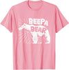 Mens Beepa Bear T-Shirt Father's Day Tee T-Shirt - Pink