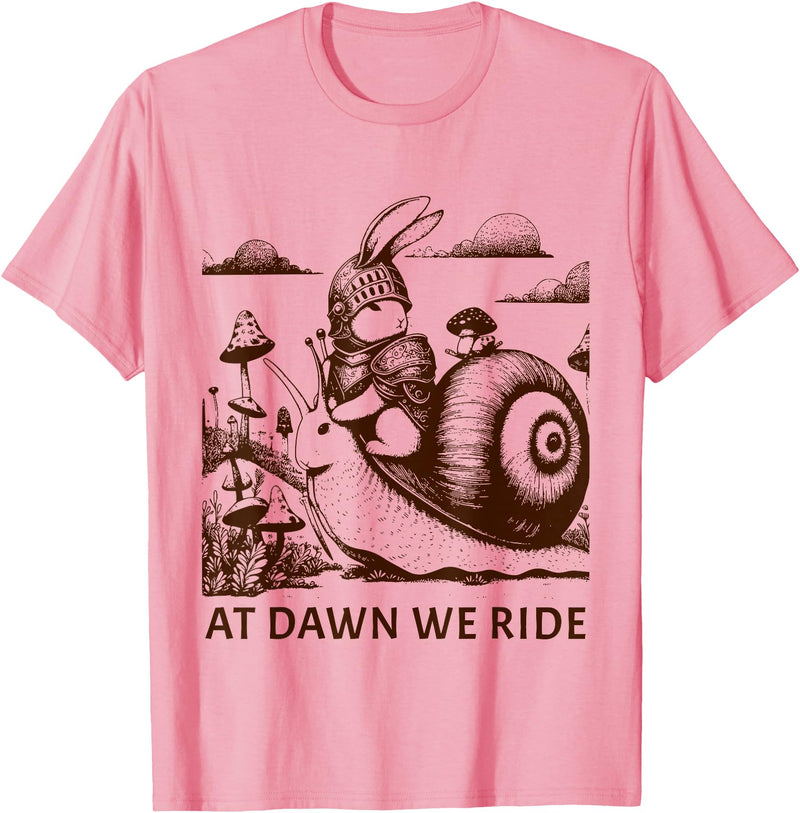 Medieval Bunny Rabbit Castlecore T-Shirt in Pink