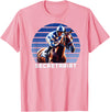 Handicapping Horse Gear Secretariat Horse Racing Del Mar Santa Anita Shirt T-Shirt - Pink
