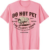 Funny Yellowstone National Park Vintage Graphic Yellowstone National Park Do Not Pet the Fluffy Cows Bison T-Shirt - Pink