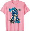 Funny Bear Smile Smile Through The Pain Teddy Bear Streetwear Sneaker Lovers T-Shirt - Pink