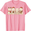 Christmas Holiday Co. Polar Bears Kids Boys Girls Christmas Polar Bears T-Shirt - Pink
