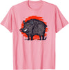 Wild Pig Merch Hog Hunting Pig Boar T-Shirt - Pink