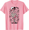 Flamingo Halloween Costume Mummy Spooky Flamingo Mummy T-Shirt - Pink