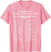MathWare Funny Nerdy Zote's Precepts Knight Gamer T-Shirt - Pink