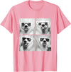 Funny Animal Photography Clothing Co. Funny Polar Bears with Sunglasses Cool Ice Bears Humor Meme T-Shirt - Pink