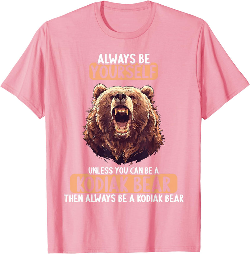 Kodiak Bears Kodiak Bear Lovers Shop Kodiak Bears Kodiak Bear T-Shirt - Pink