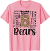 School & Teacher Apparel Teeready - Back To School Bears School Sports Fan Team Spirit Vintage T-Shirt - Pink