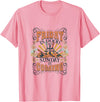 Friday Is Good Cause Sunday Is Coming Jesus Christian Easter T-Shirt in Pink