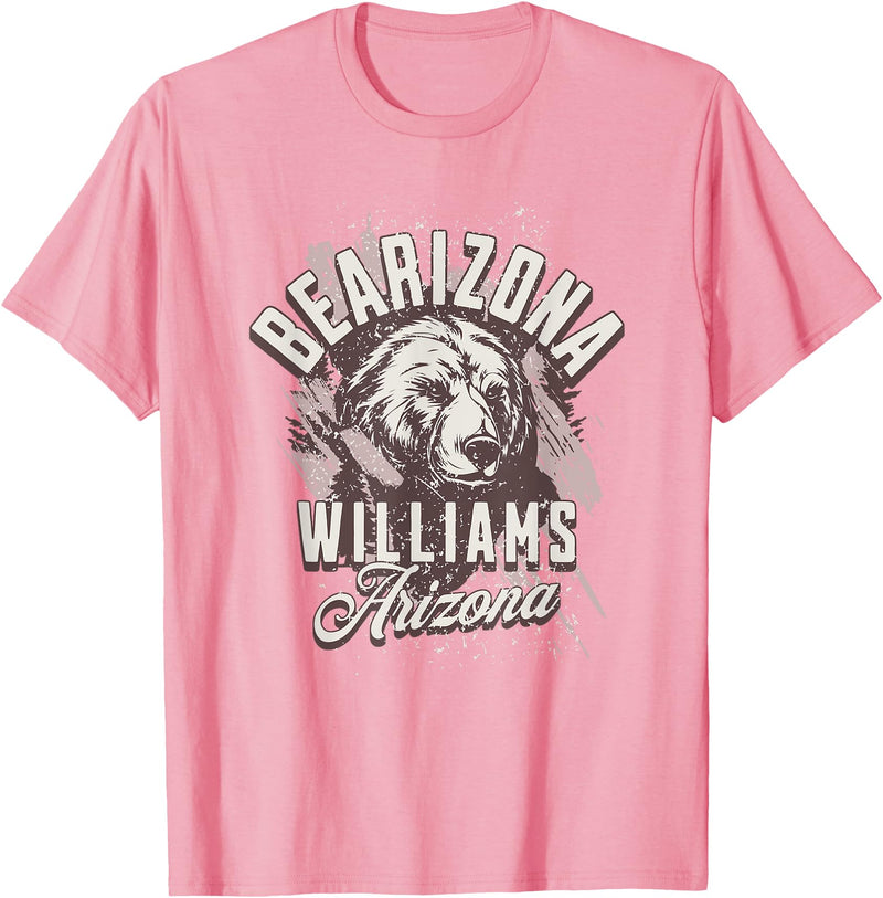 Williams Arizona Bearizona Wildlife Park Bearizona Arizona Bear AZ T-Shirt - Pink