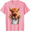 MINI HIGHLAND COW DESIGNS MINI HIGHLAND COW GRAPHIC T-Shirt - Pink
